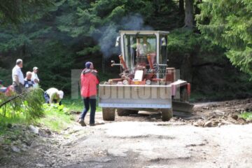 Accesul auto spre masivul Rarău este din nou posibil