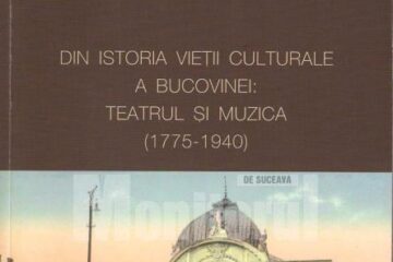 Pagina de carte: Alis Niculică: „Din istoria vieții culturale a Bucovinei: Teatrul și muzica (1775-1940)”
