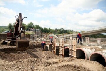 Lucrare: Pod pentru acces în caz de urgență la Gura Solcii