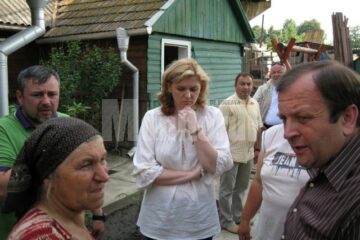 Roberta Anastase a fost însoțită de președintele CJ Gheorghe Flutur și deputatul PD-L Ioan Bălan
