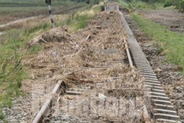 Efectele inundațiilor: Trei linii ferate particulare din județ, abandonate de operator