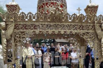 Procesiunea prin oraș cu moaștele sfinților Pantelimon, Epictet și Astion