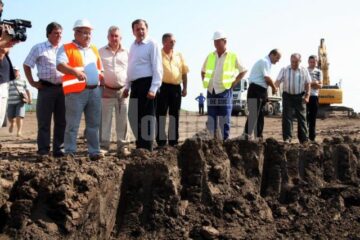 Flutur a inspectat lucrările la groapa de gunoi ecologică de la Moara
