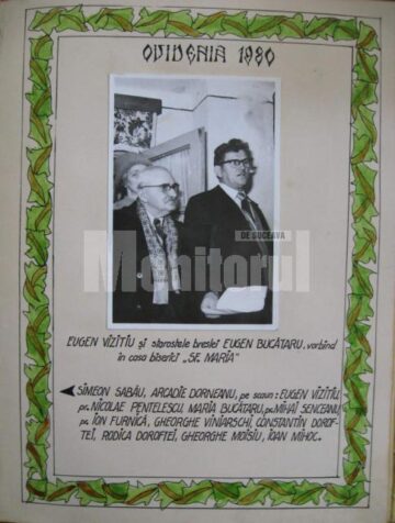 Fotografie cu starostele breslei, Eugen Bucătaru