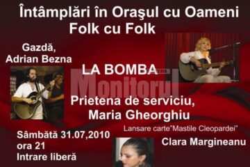 Concert folk și lansare de carte, la Gura Humorului