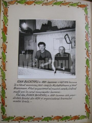 Filă din albumul parintelui Pentelescu