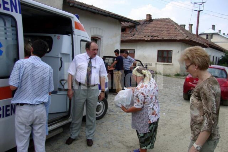 Fălticeni: Ajutor pentru sinistrații din Dărmănești