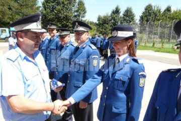 Noile grade au fost înmânate de conducerea Inspectoratului Județean de Jandarmi