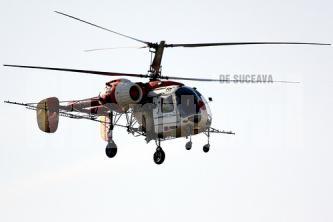 Insecticid împrăștiat din elicopter, peste mai multe localități afectate de inundații
