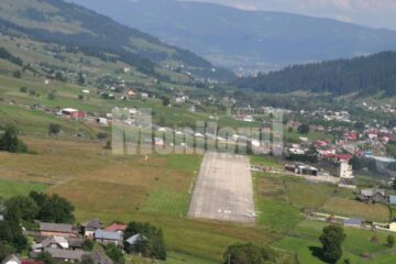 Aerodromul Floreni, din aer