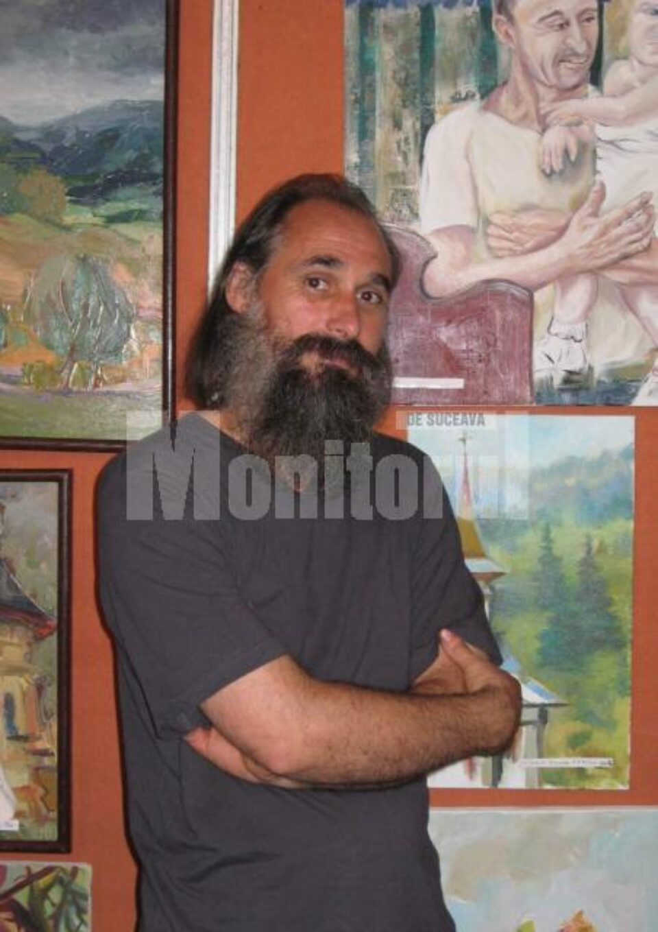 Artistul ceramist Petru Maxim, a cărui casă cu atelier a fost distrusă de ape
