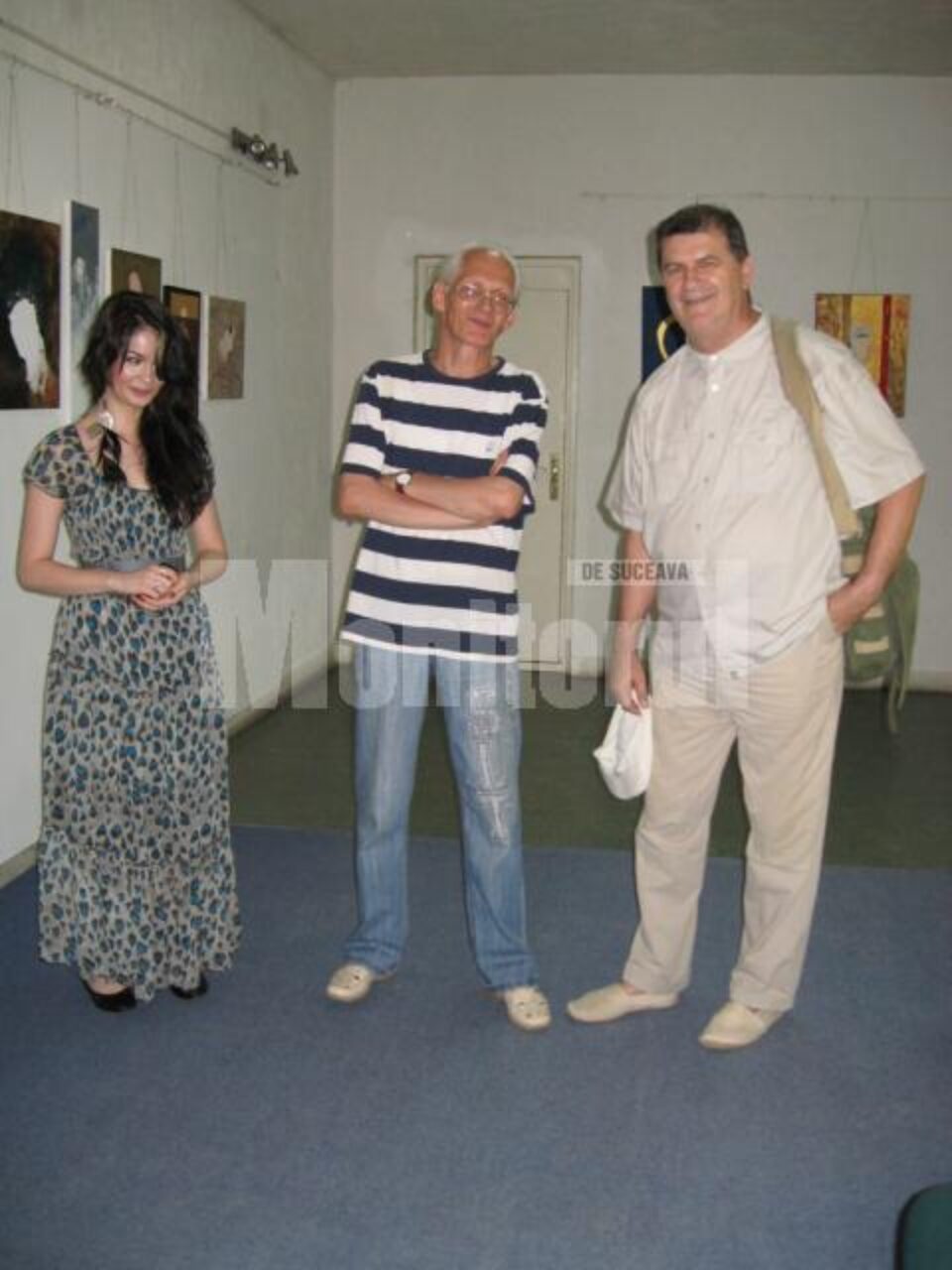 Andreea Juduc, I.C. Corjan și Mihai Pînzaru PIM, la vernisaj
