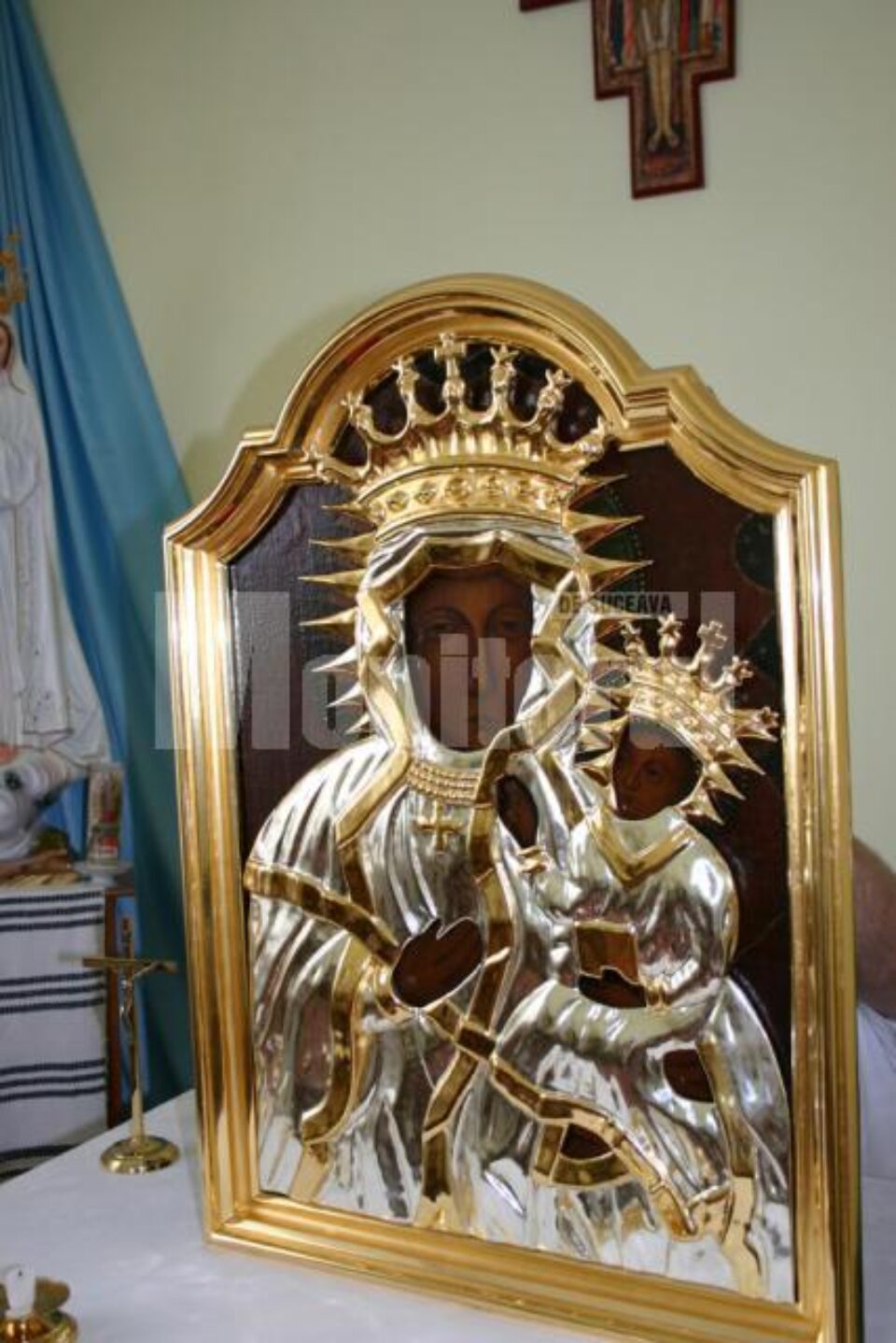 Icoana „Madona Neagră” a fost restaurată după aproape 300 de ani