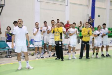Leonard Bibirig, omagiat la finalul carierei sale de jucător