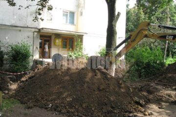 Lucrările de pe Ștefan Dracinschi, întrerupte temporar din cauza ruperii unor cabluri electrice