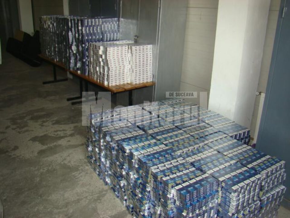 Valoarea celor 23.000 de pachete de țigări care urmau să alimenteze piața neagră din România se ridică la peste 50.000 de euro