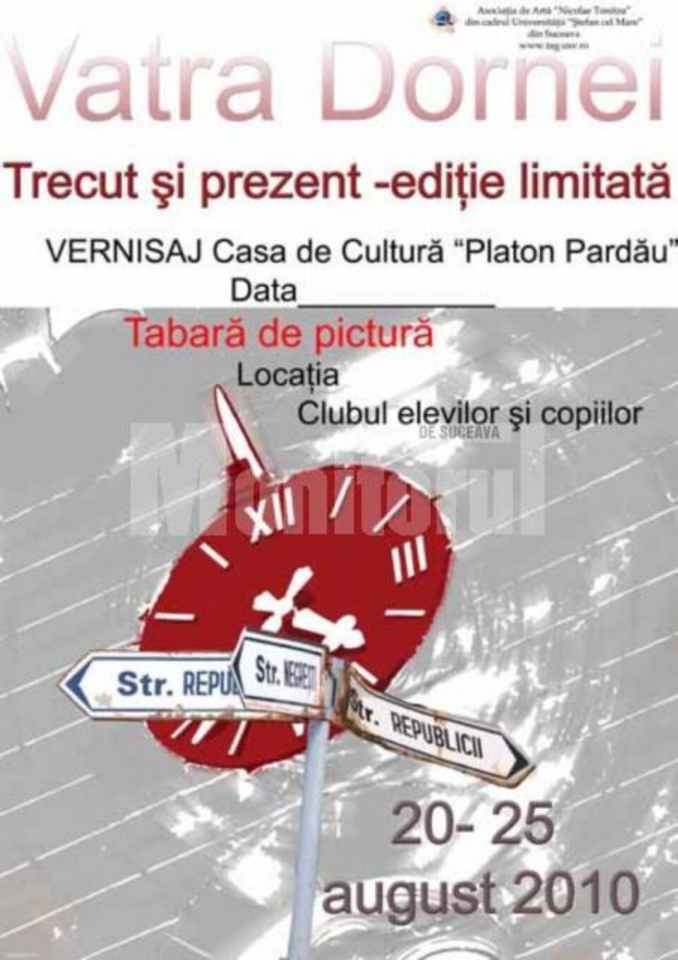 Tabără de creație: „Vatra Dornei - Trecut și prezent - Ediție limitată”