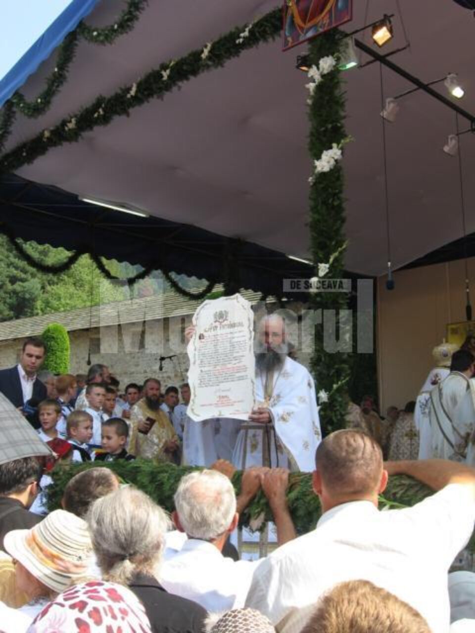 Actul patriarhal prin care Sărbătoarea Sfântului Voievod Ștefan cel Mare a fost proclamată al doilea hram al mănăstirii Actul patriarhal prin care Sărbătoarea Sfântului Voievod Ștefan cel Mare a fost proclamată al doilea hram al mănăstirii