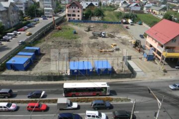 Construcția supermarketul Lidl de la intrarea în cartierul Obcini a început deja