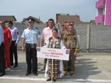 Pompierii voluntari ai comunei Brodina, locul II la faza națională
