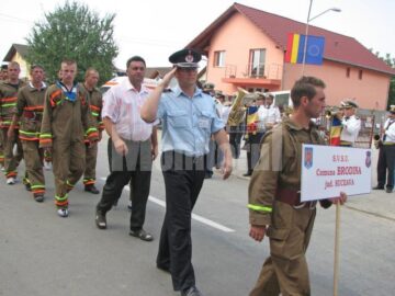 Pompierii voluntari ai comunei Brodina, locul II la faza națională