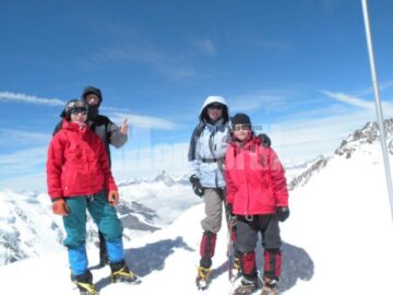 Masivul Punta Gnifetti a devenit deja istorie pentru alpinistul sucevean Daniel Ioan Dănilă