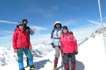 Masivul Punta Gnifetti a devenit deja istorie pentru alpinistul sucevean Daniel Ioan Dănilă