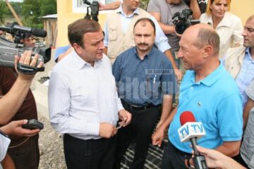Gheorghe Flutur, Sorin Popescu și Traian Băsescu