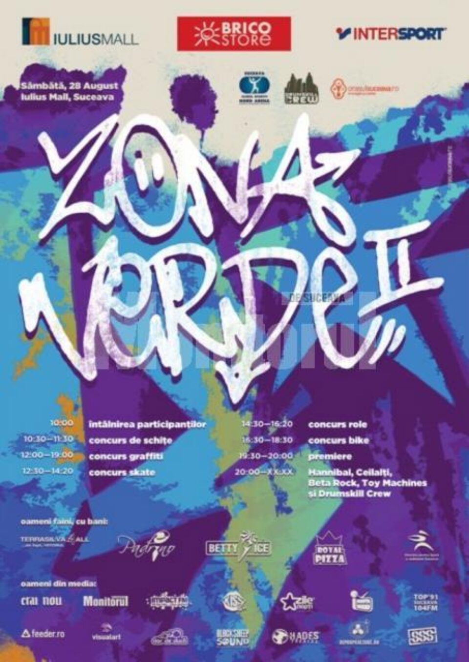 Tabără de creație și sport: „Zona Verde”, Festival Național de Artă și Sporturi Urbane, ediția a doua