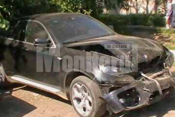 Autoturismul BMW a lui Turtureanu are avarii serioase în partea din față