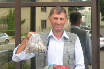 Vasile Senciuc și-a achitat cheltuielile judiciare cu monede de unu, cinci și zece bani