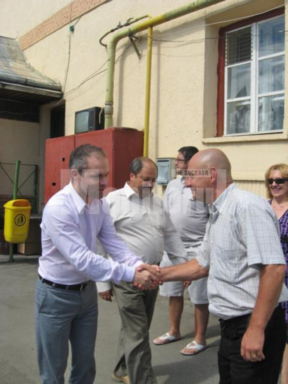 Daniel Funeriu și Petru Carcalete au vizitat Grupul Școlar Sf Andrei din Gura Humorului