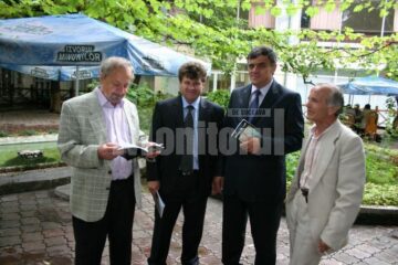 Delegația suceveană la Chișinău: Ion Beldeanu, Mihai Chiriac, Ioan Pavăl și Mihai Vicol