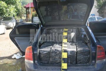 Captură însemnată de țigări de contrabandă într-o acțiune în care au fost folosite armele de foc
