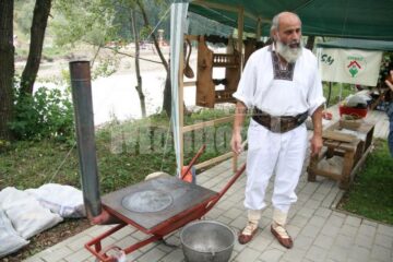 Florin Cramariuc a transformat o roaba în plită