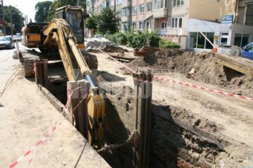 Nici urma de muncitor, ieri, in zonă