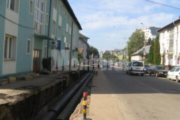 Montarea conductelor de termoficare pe străzile Mihai Viteazu și Ciprian Porumbescu a fost finalizată sâmbătă