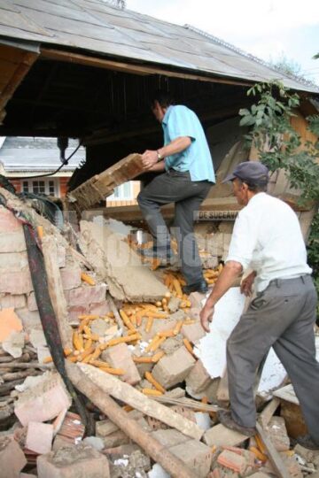 Șansă imensă: A scăpat cu viață din casa distrusă de explozie