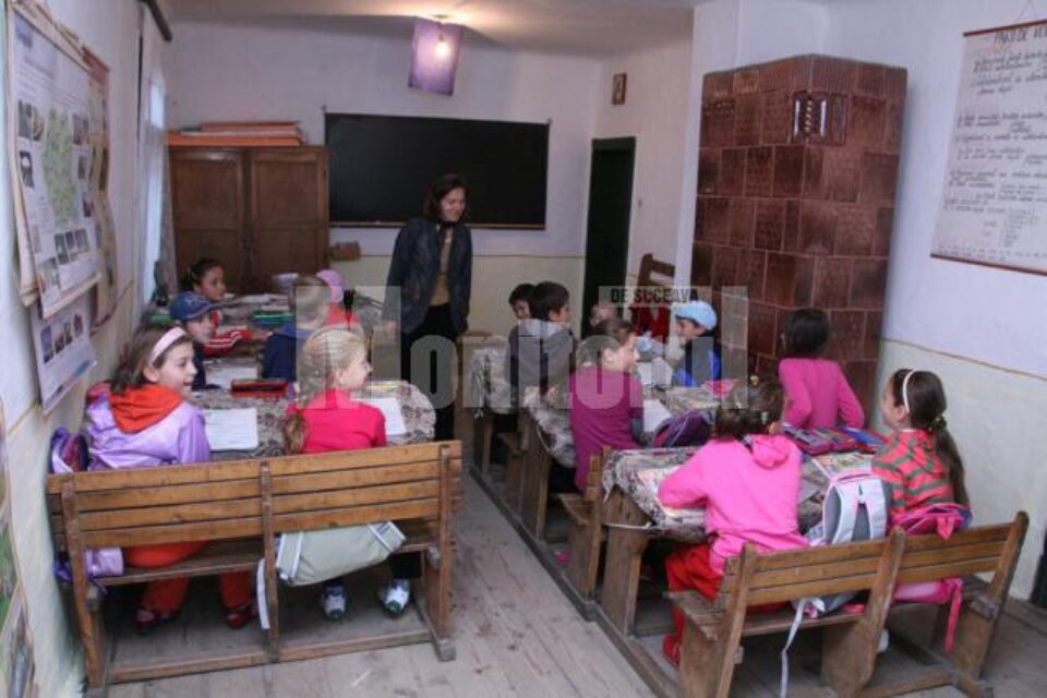 Sala de clasă în casa învățătorului