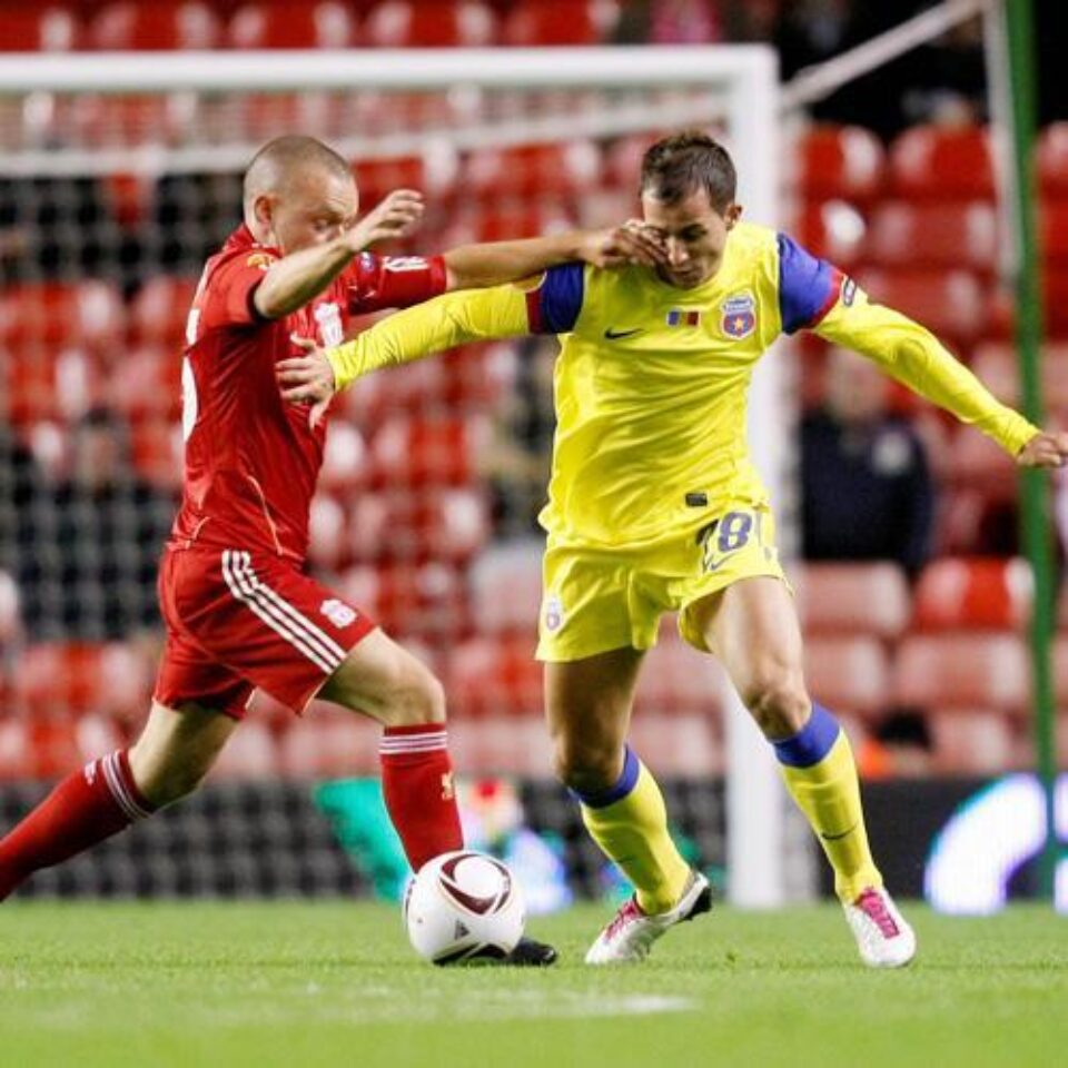 Steaua a încasat patru boabe pe Anfield Road de la echipa a doua a „cormoranilor”