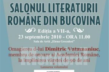 Ediția a VII-a: Salonul Literaturii Române din Bucovina