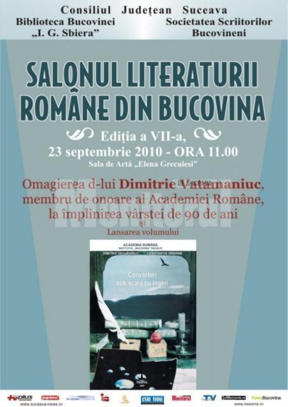 Ediția a VII-a: Salonul Literaturii Române din Bucovina