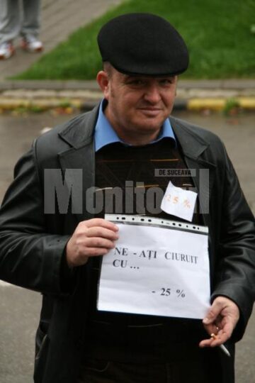 Protest: Numărul bugetarilor suceveni nemulțumiți nu ajunge nici la 150