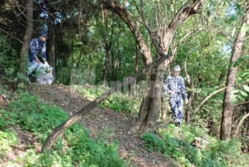 Ecologizare: 150 de saci cu deșeuri, strânși de jandarmi