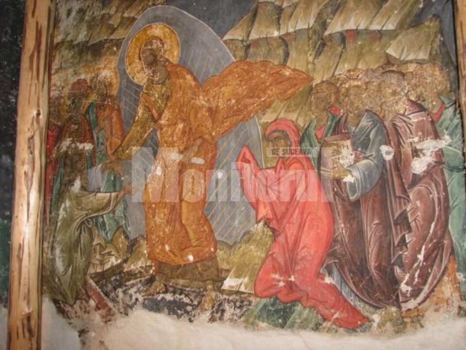 Frescă de valoare inestimabilă, descoperită la Biserica din Pătrăuți