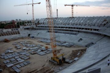 Primul stadion cu adevărat modern din România este aproape de finalizare în București