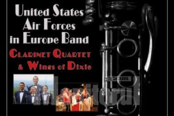 Concert extraordinar: Cvartetul de clarinete și Ansamblul The Wings of Dixie, din cadrul Orchestrei Forțelor Aeriene Americane staționate în Europa