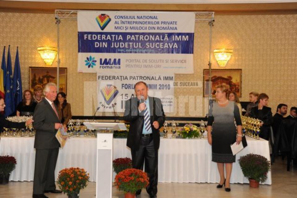 Eveniment: Peste 1.200 de firme sucevene au fost premiate de Federația Patronală a IMM-urilor