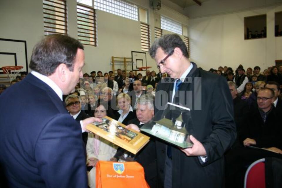 Gheorghe Flutur și Piotr Smigielski, președintele voievodatului Silezia