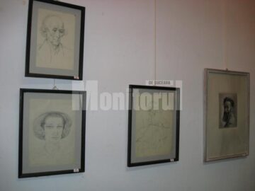 Secvență din expoziția de grafică